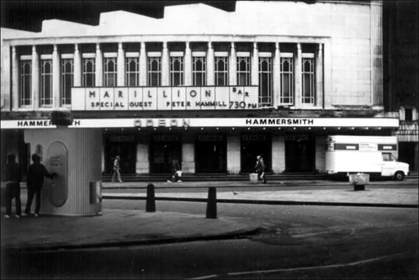 Marillion: Hammersmith Odeon, London - April 1983 - Unknown photographer